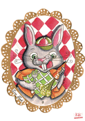 Lapin gourmet en cuisine pour P&acirc;ques